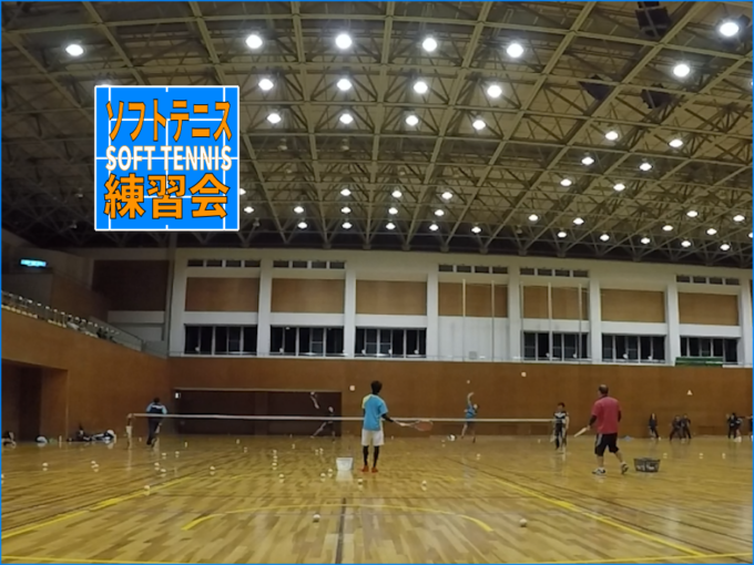 2019/12/10(火)　ソフトテニス練習会@滋賀県