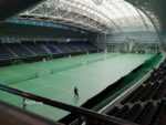神奈川県横浜市　横浜国際プール　テニスコート
