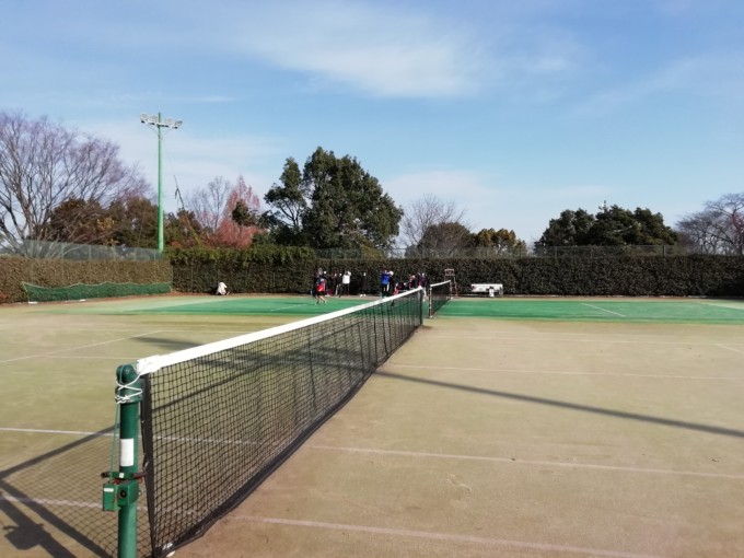 岐阜県揖斐市　池田総合体育館・屋外テニスコート　プラスワンソフトテニス