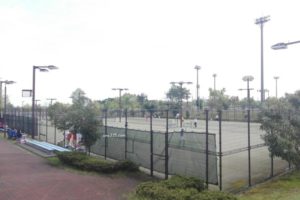 滋賀県高島市　今津総合運動公園テニスコート　プラスワンソフトテニス