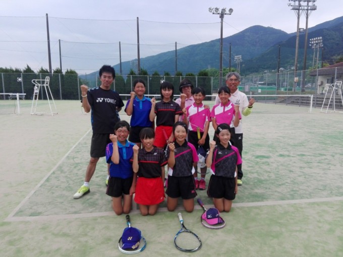 2018/05/06(日)　池田ジュニア（岐阜県）の國枝先生に会いに行ってきました。 　プラスワンソフトテニス