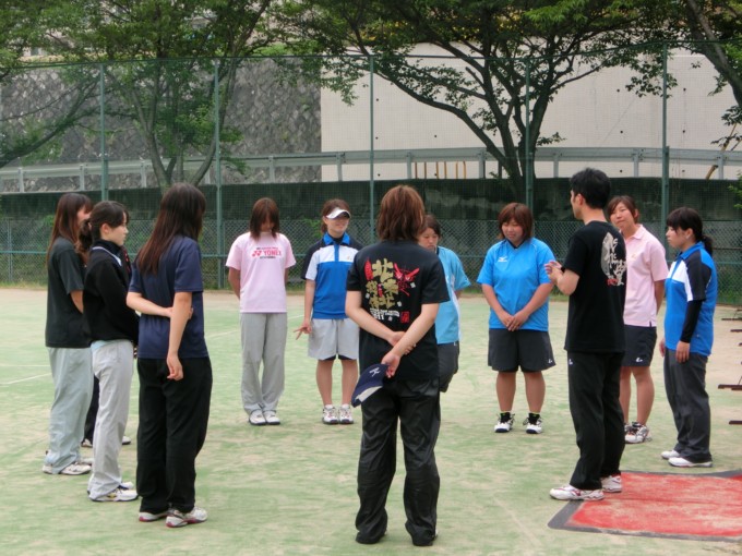 2013/06/23(日)　審判講習会からのソフトテニス♪滋賀短期大学