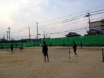 2012/04/09　守山中学校男子ソフトテニス部に伺って来ました。