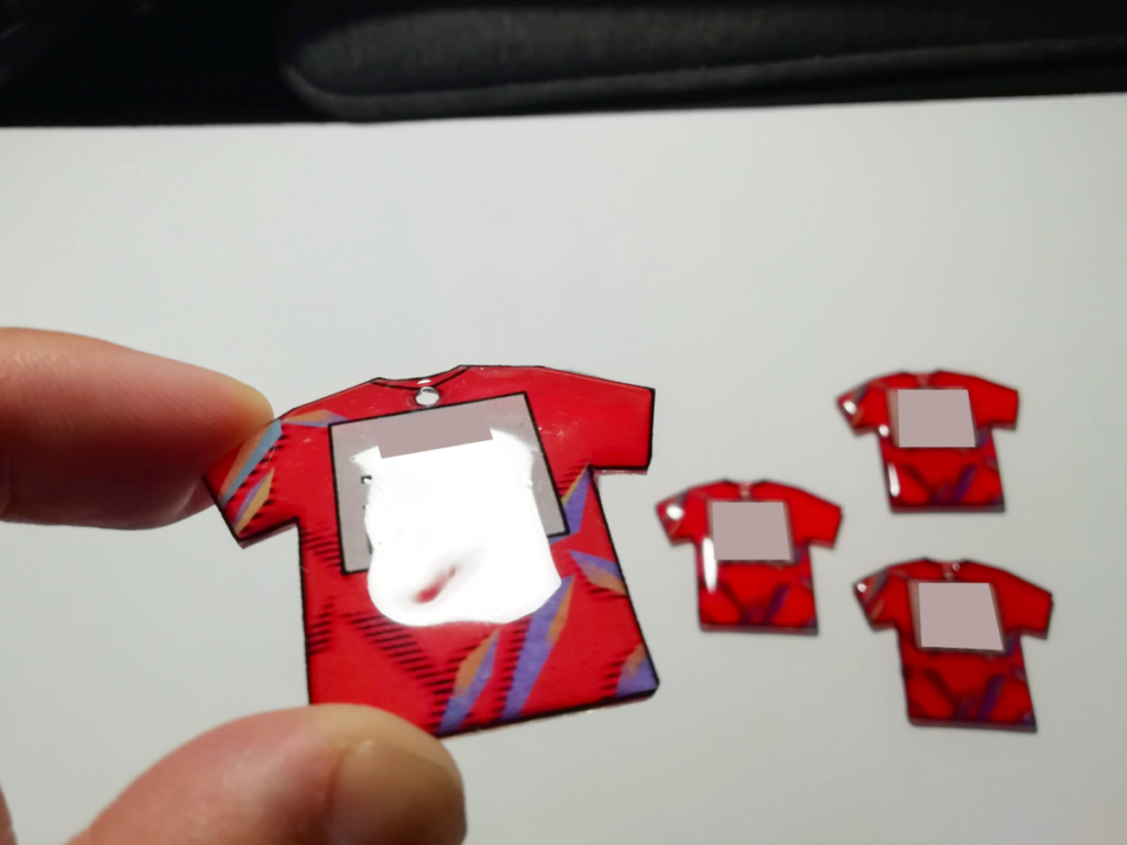 【手作りユニフォームキーホルダー】ご注文ありがとうございました。レジンキーホルダー　