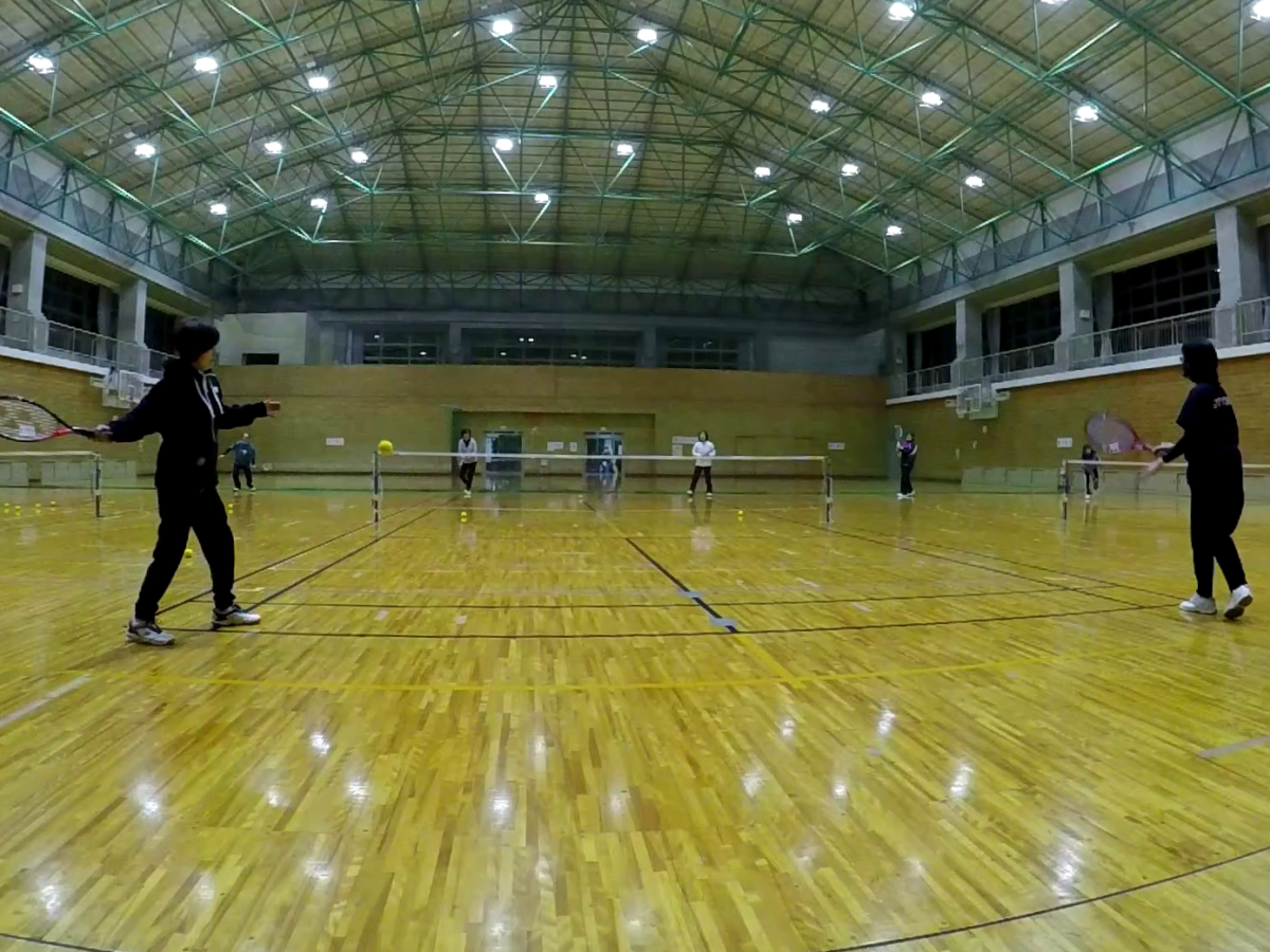2021/12/15(水)　スポンジボールテニス練習会【近江八幡市】ショートテニス　テニス　フレッシュテニス　ソフトテニス