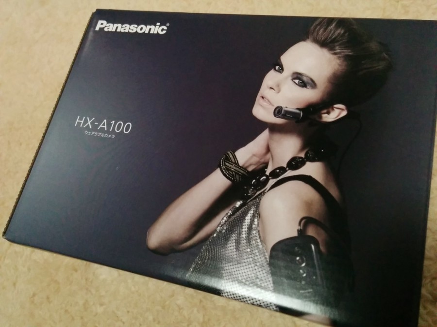 パナソニックウェラブルカメラ　HX-A100　目線カメラ　Panasonic