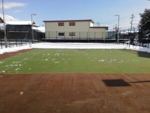 プラスワンソフトテニス　テニスコートの整備