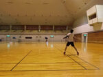 2023/01/31(火)　ソフトテニス・フタリ自主練　シングルス　滋賀県東近江市