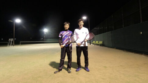 2023/03/21(火祝)　プロテニスプレーヤーの羽生沢哲朗さんに個人レッスンをお願いしました。