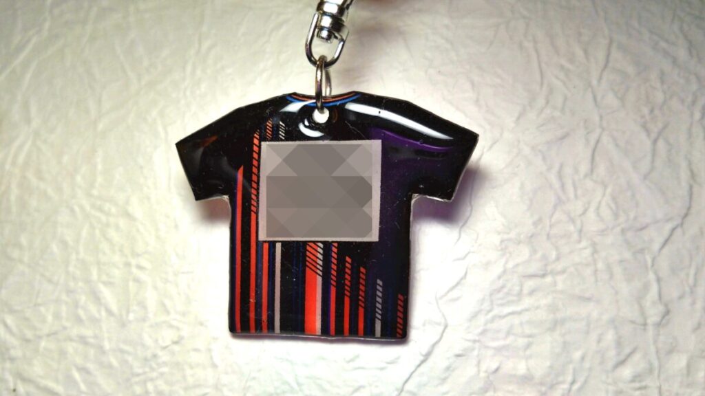 【手作りキーホルダー】ユニフォームタイプ/ソフトテニス minne 部活 引退 卒団