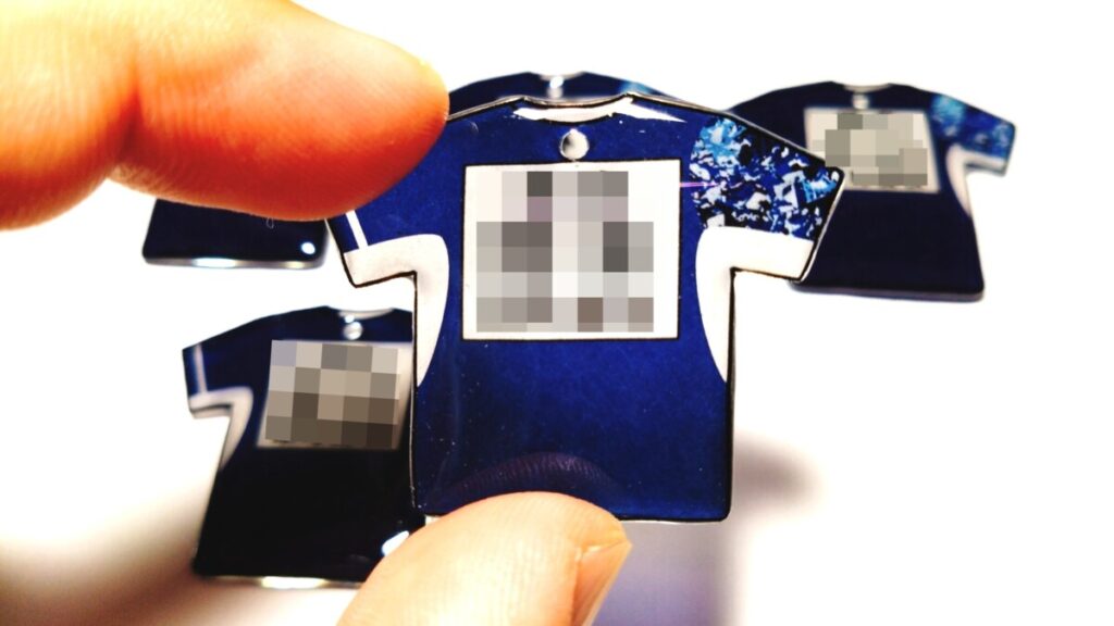 【手作りキーホルダー】ユニフォームタイプ／ソフトテニス　minne　部活　引退　卒団