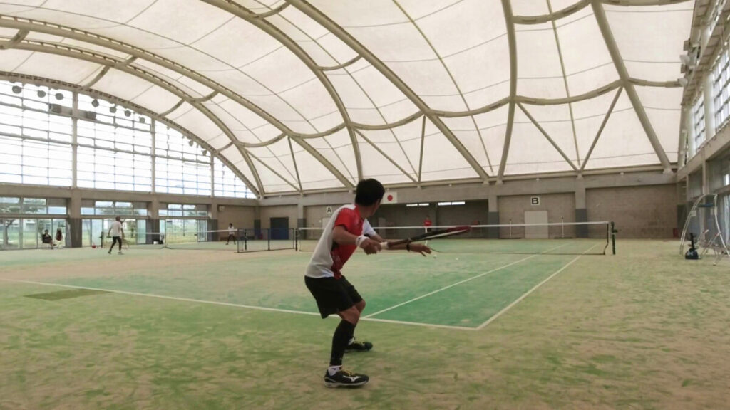 2023/06/22(木) ソフトテニス・フタリ自主練