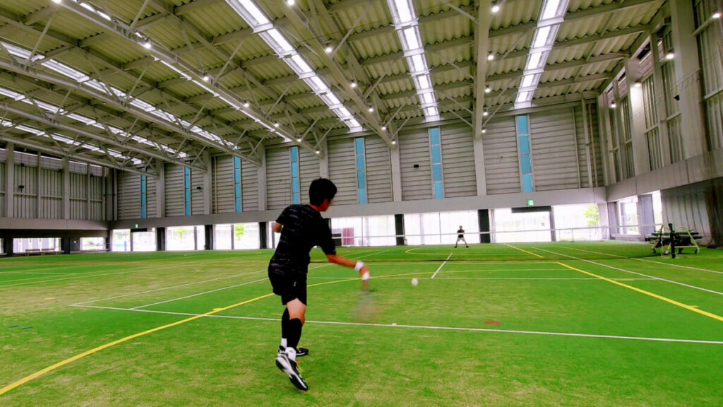 2023/06/28(水)　ソフトテニス・フタリ自主練　健康ふれあい公園　滋賀県近江八幡市