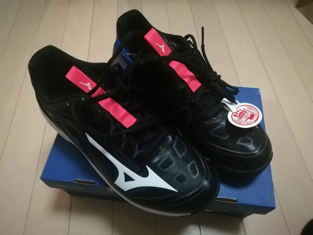 テニスシューズ　ミズノ　ウェーブエクシード