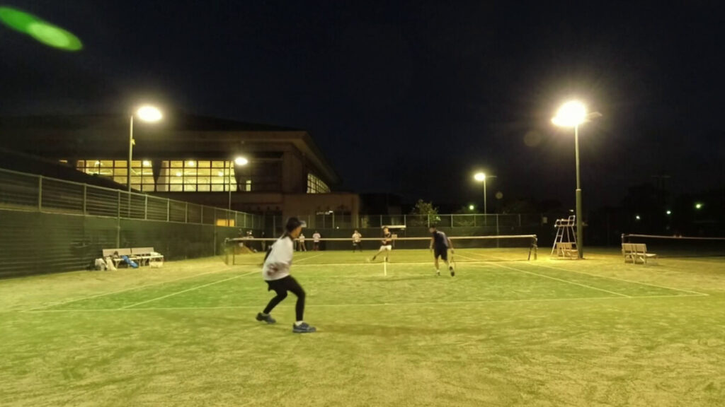 2023/08/10(木)　ソフトテニス・自主練　サンビレッジ近江八幡