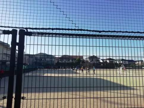 2018/08/26(日)　中学ソフトテニス新人戦を見に行ってきました。