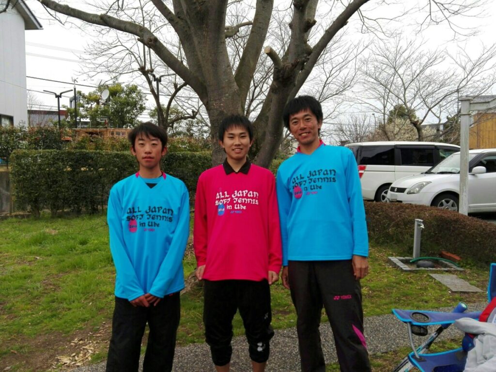 2017/03/18(土)　山口県からソフトテニスしに来てくれました。
