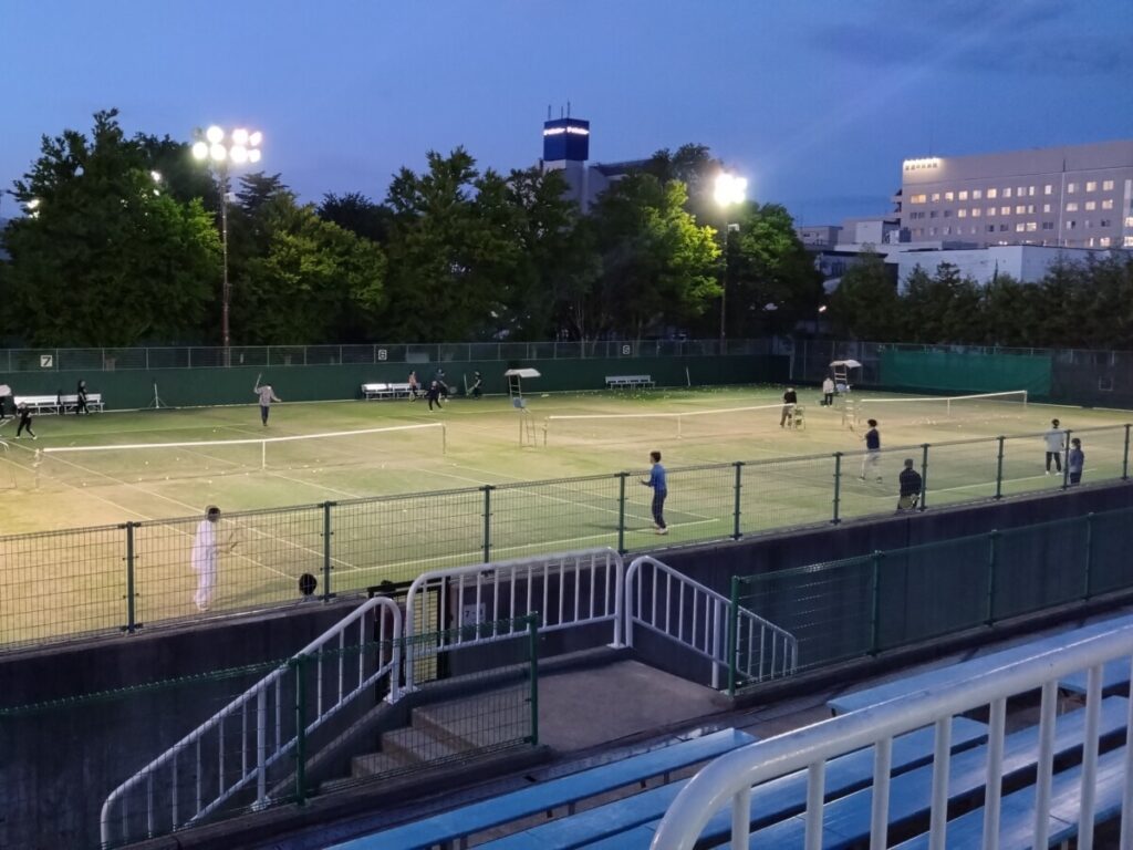北海道函館市　千代台公園テニスコート