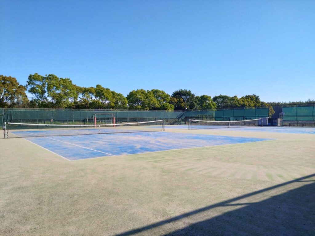滋賀県東近江市　蒲生運動公園フットサル兼テニスコート