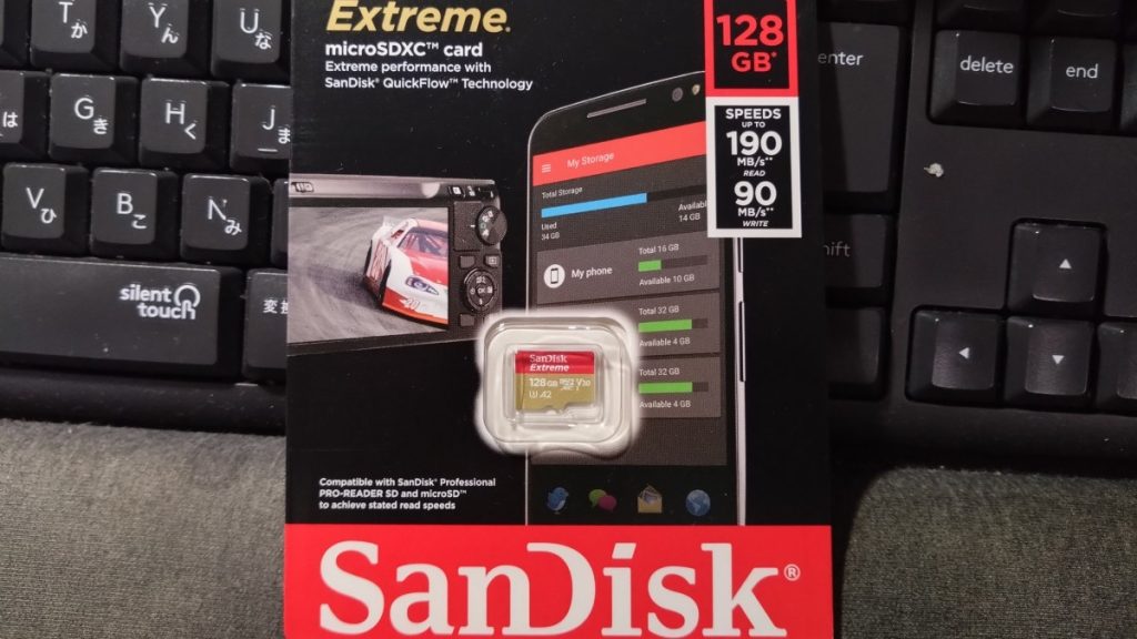 SanDisk MicroSD 128GB UHS-I U3 V30 Write Up to 90MB/s Full HD & 4K SanDisk Extreme SDSQXAA-128G-GN6MN