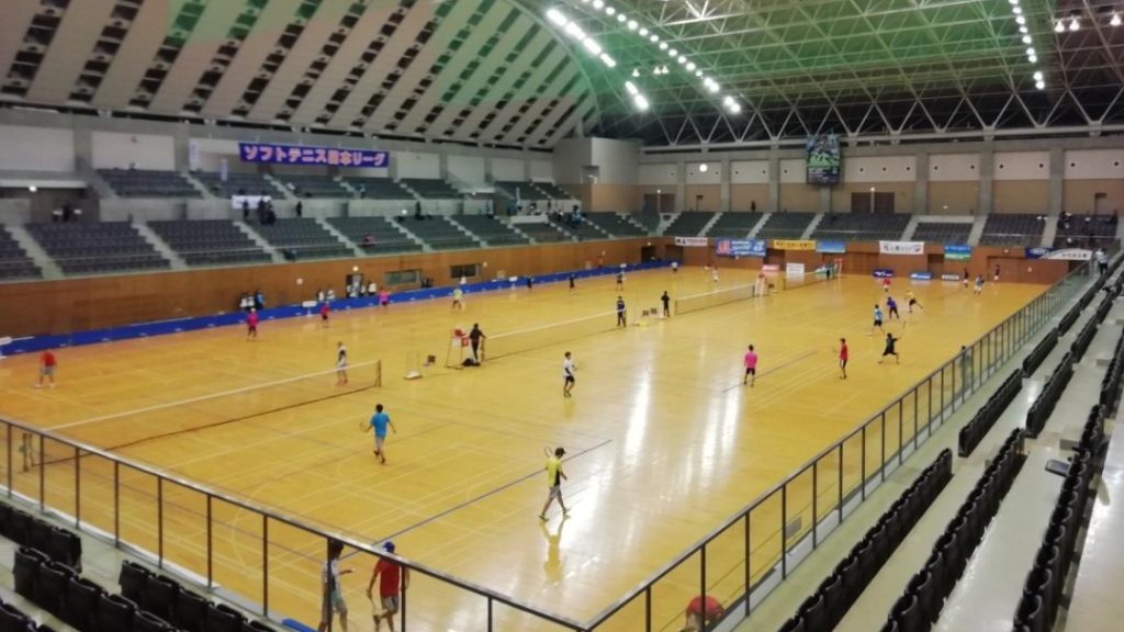 愛知県豊田市　スカイホール豊田　テニスコート