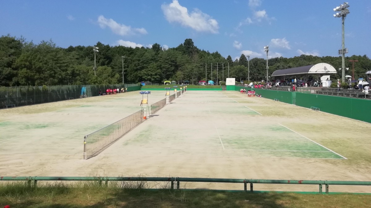 京都府福知山市　三段池公園テニスコート