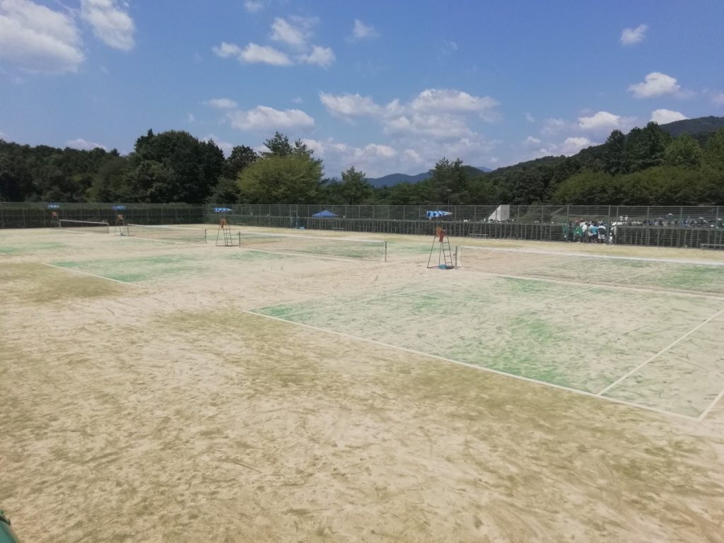 京都府福知山市　三段池公園テニスコート