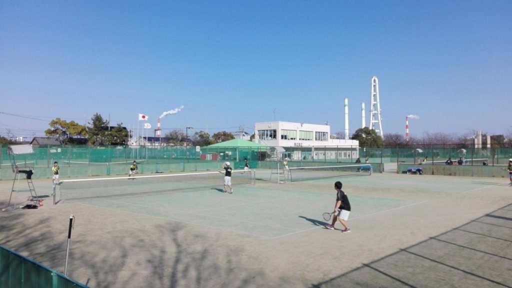 三重県四日市市　三滝公園テニスコート