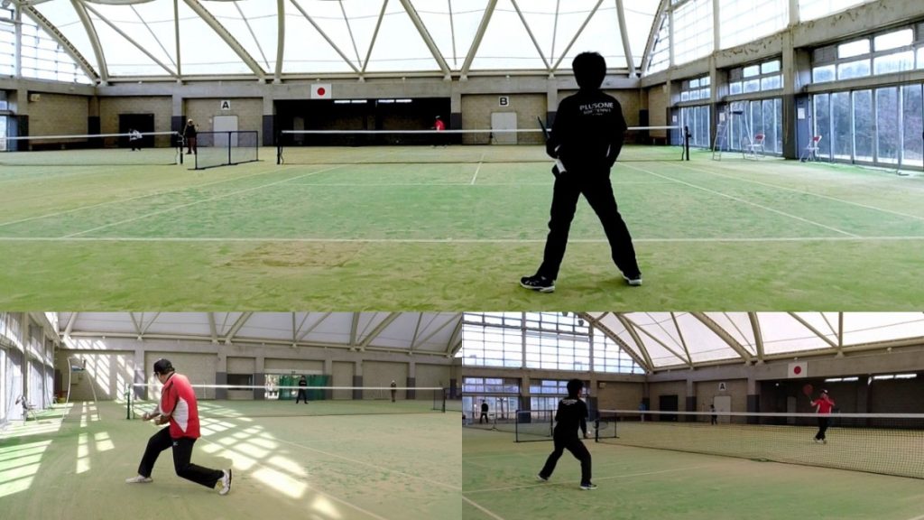 2025/01/16(木)　ソフトテニス・フタリ自主練