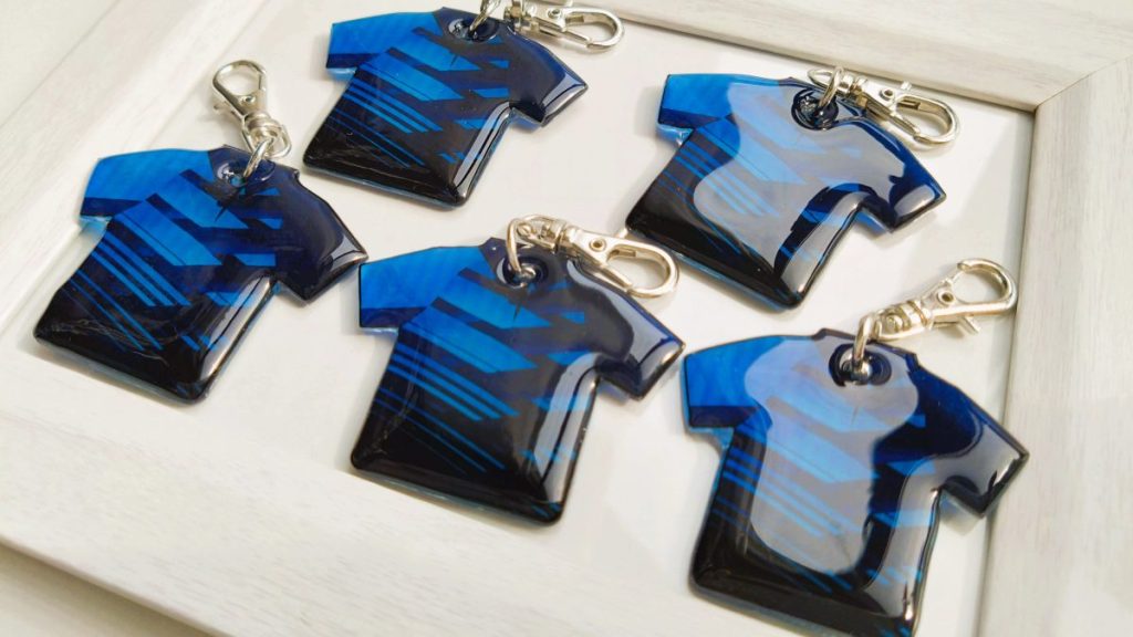 【キーホルダー】ユニフォームタイプ ワンズラボ レジンキーホルダー チームでおそろい