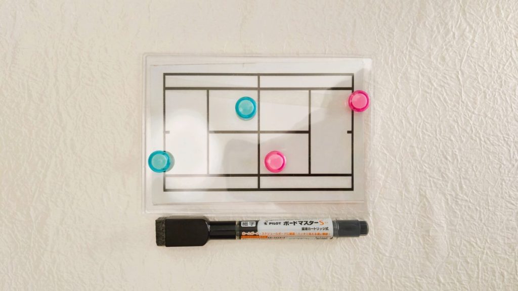 【作戦ボード/A6薄型】テニスコート ワンズラボラトリー minne Creema