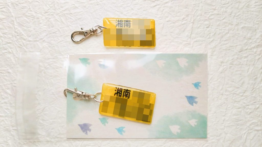 【キーホルダー】ナンバープレートタイプ　ワンズラボ