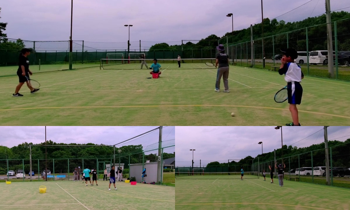 未経験からのソフトテニス練習会　滋賀県　小学生　中学1年生