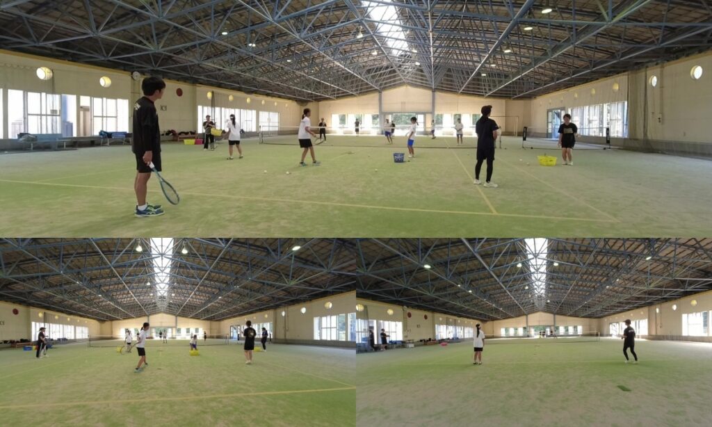 ソフトテニス　個別練習会　滋賀県　多賀やまびこクラブ　グループレッスン　女子ソフトテニス部