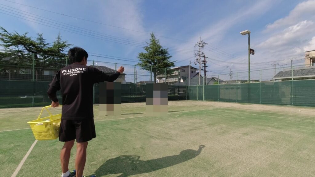 ソフトテニス　個人レッスン　個別練習会　滋賀県　中学生　小学生