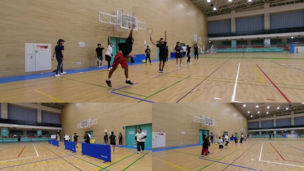 ソフトテニス 基礎練習会 中学生 高校生 社会人 能登川アリーナ 滋賀県