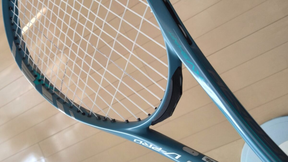 ミズノ　アクロスピード　モノスピード　ガット張替え