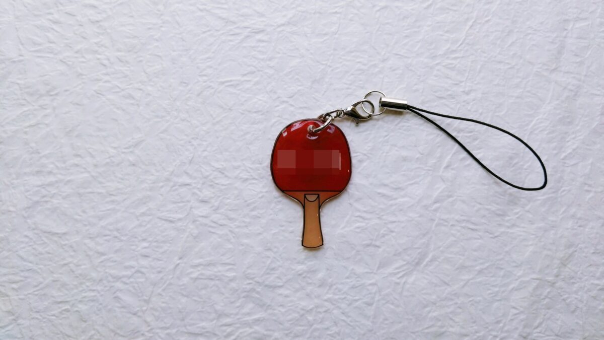 ワンズラボ キーホルダー チャーム 卓球ラケット