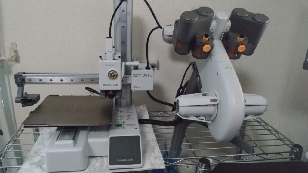 2025/08/10 3Dプリンター再設置【BambuLab A1mini AMSlite】