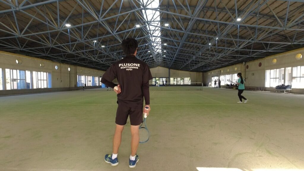 ソフトテニス　個別練習会　滋賀県　多賀やまびこクラブ　グループレッスン　女子ソフトテニス部　個人レッスン