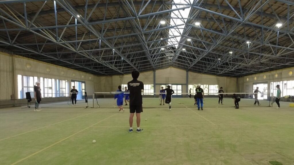 ソフトテニス　個別練習会　滋賀県　多賀やまびこクラブ　グループレッスン　女子ソフトテニス部　個人レッスン