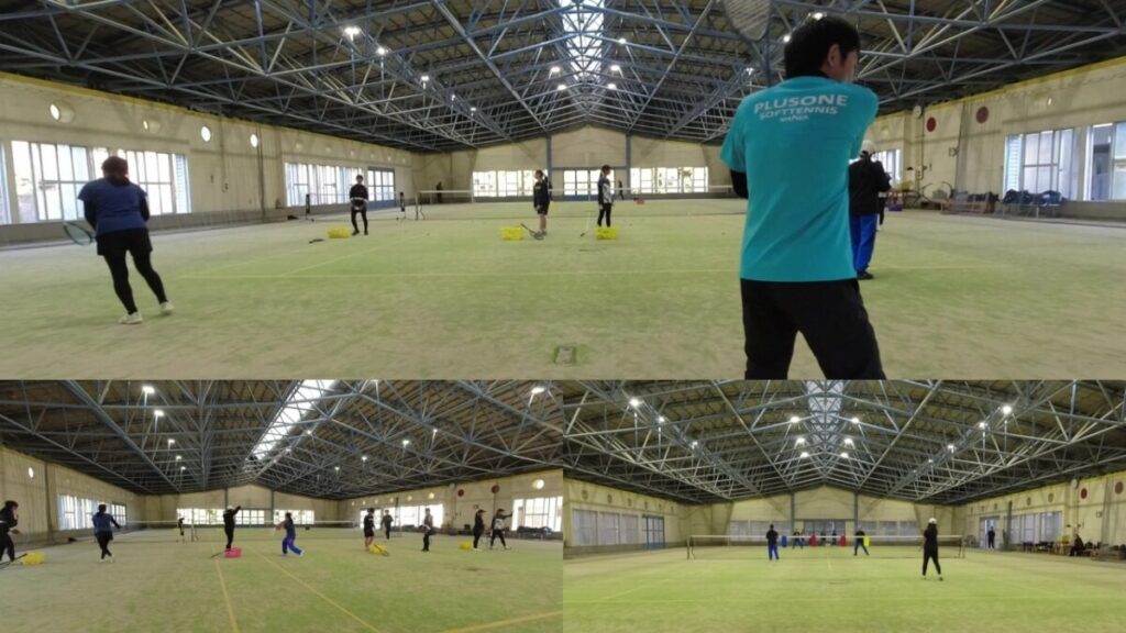 ソフトテニス　個別練習会　滋賀県　多賀やまびこクラブ　グループレッスン　女子ソフトテニス部　個人レッスン