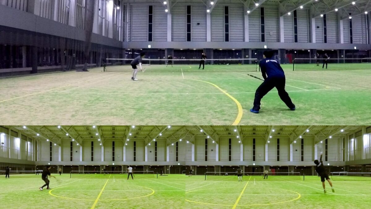 ソフトテニスマスターズゲームデー　健康ふれあい公園　30歳以上の練習会