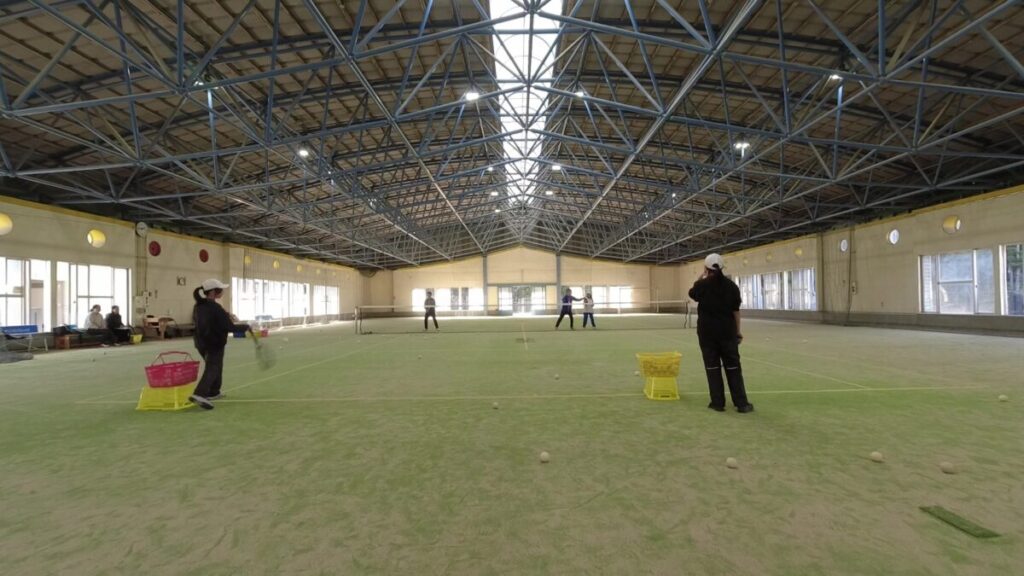 ソフトテニス　個別練習会　滋賀県　多賀やまびこクラブ　グループレッスン　女子ソフトテニス部　個人レッスン