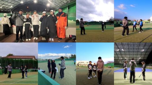 三重県四日市ソフトテニスクリスマスカップ　三滝コート　四日市テニスセンター