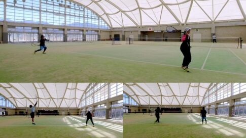 ソフトテニス　平日練習会　滋賀県東近江市