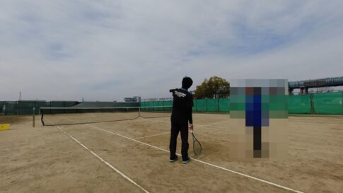 ソフトテニス　個別練習会　個人レッスン　中学生女子　滋賀県野洲市