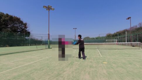 ソフトテニス　個別練習会　個人レッスン　中学生女子　滋賀県東近江市
