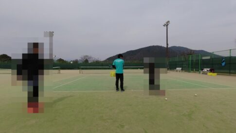 ソフトテニス　個別練習会　個人レッスン　中学生女子　滋賀県東近江市