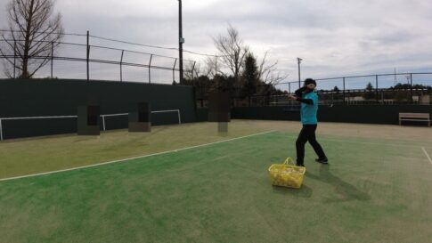 ソフトテニス 個別練習会 個人レッスン 中学生女子 滋賀県蒲生郡日野町